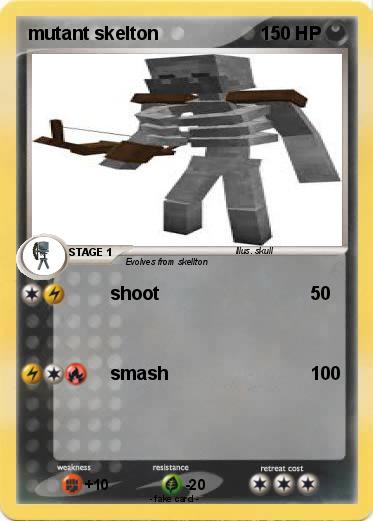 Pokemon mutant skelton