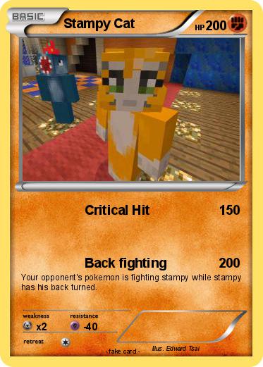 Pokemon Stampy Cat