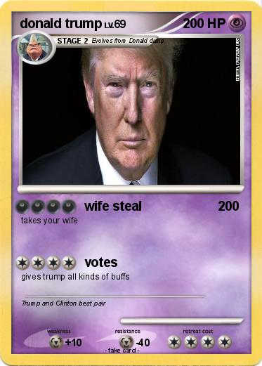 Pokemon donald trump