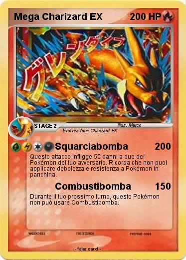 Pokemon Mega Charizard EX