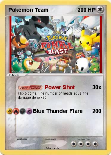 Pokemon Pokemon Team