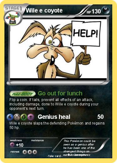 Pokemon Wile e coyote
