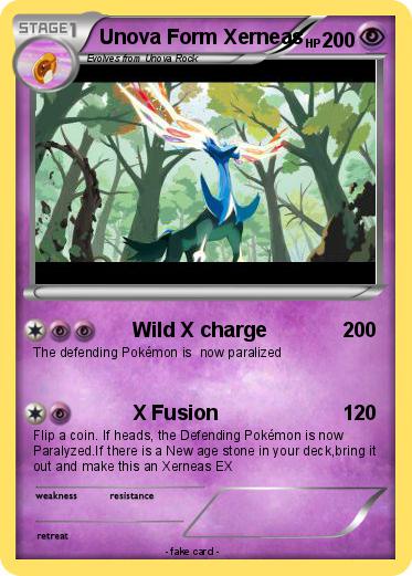 Pokemon Unova Form Xerneas
