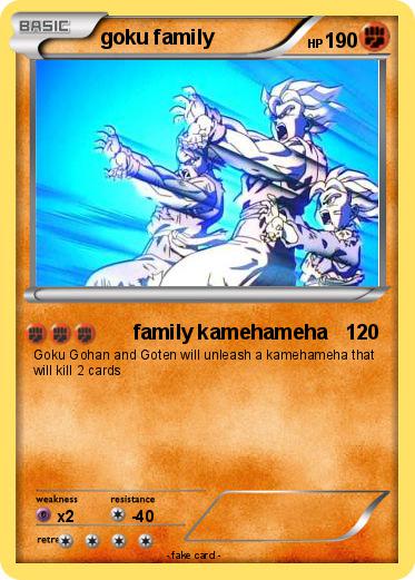 Pokemon goku family