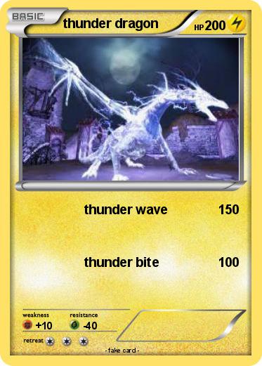 Pokemon thunder dragon