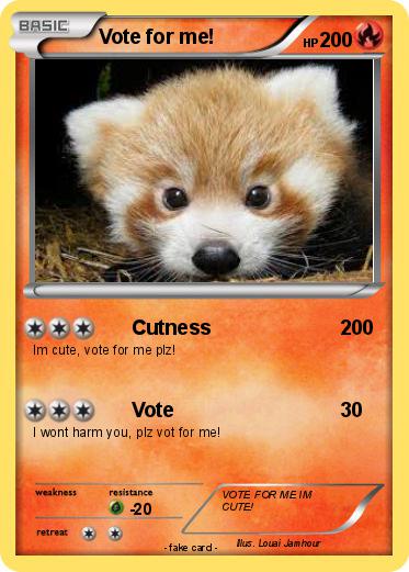 Pokemon Vote for me!