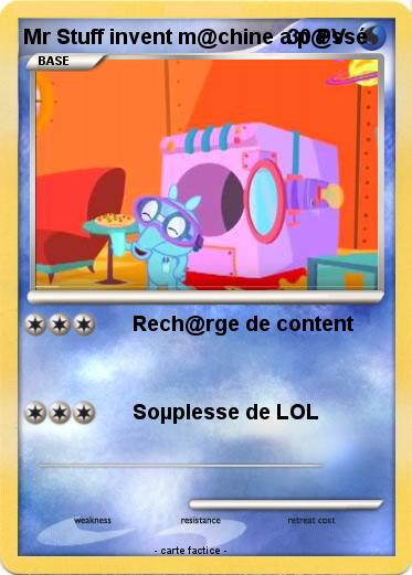 Pokemon Mr Stuff invent m@chine a p@ssé
