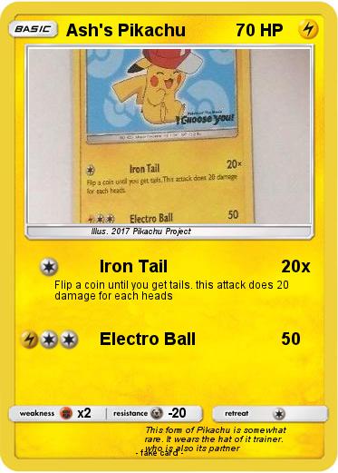 Pokemon Ash's Pikachu