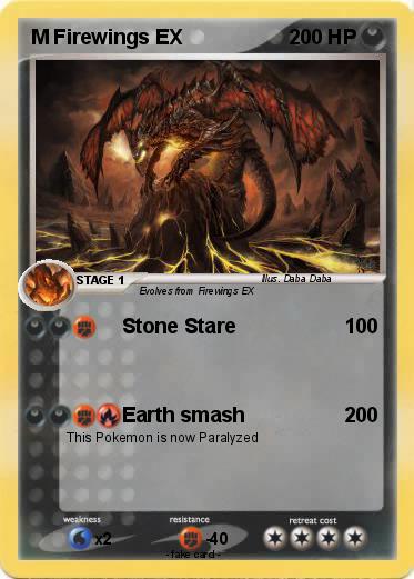 Pokemon M Firewings EX