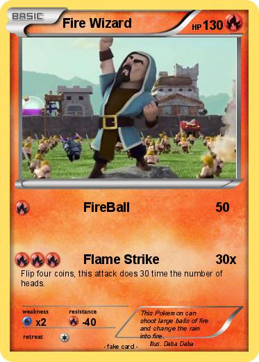 Pokemon Fire Wizard