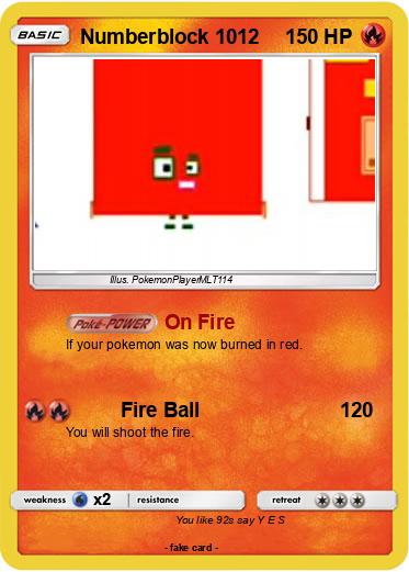 Pokemon Numberblock 1012
