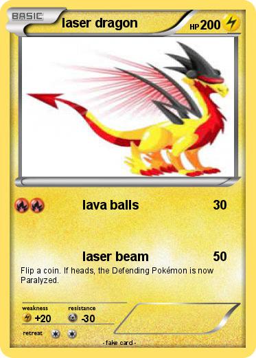 Pokemon laser dragon