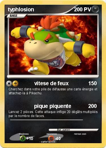 Pokémon typhlosion 799 799 - vitese de feux - Ma carte Pokémon