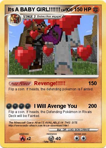 Pokemon Its A BABY GIRL!!!!!!!