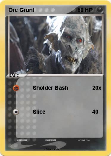 Pokemon Orc Grunt