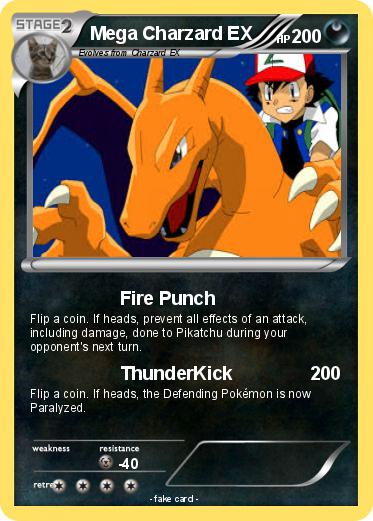 Pokemon Mega Charzard EX