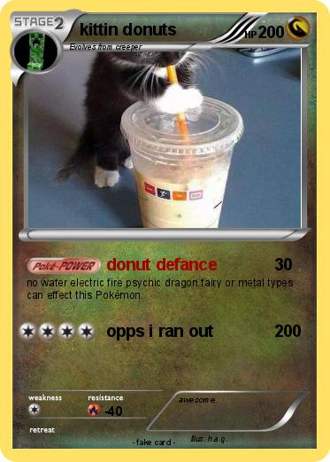 Pokemon kittin donuts