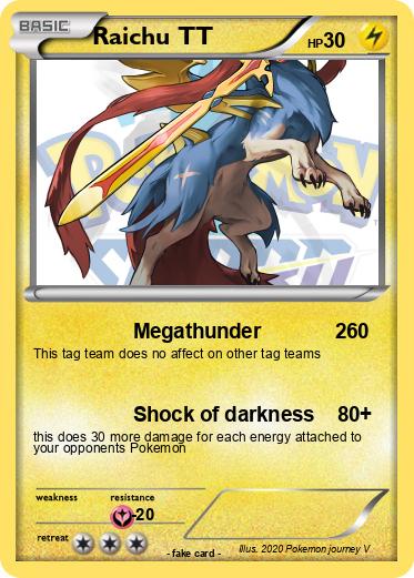 Pokemon Raichu TT