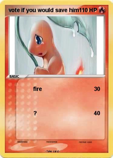 Pokemon vote if you would save him