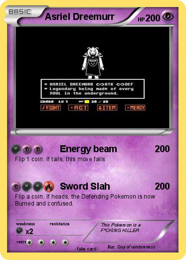 Pokemon Asriel Dreemurr