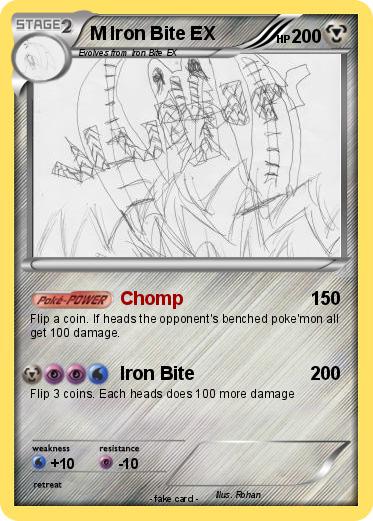 Pokemon M Iron Bite EX
