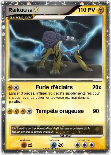 Pokemon Raikou