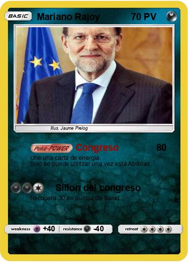 Pokemon Mariano Rajoy