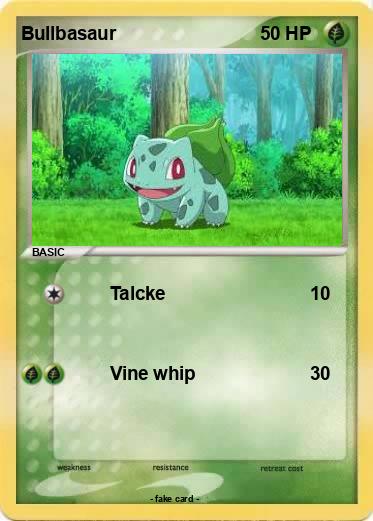 Pokemon Bullbasaur