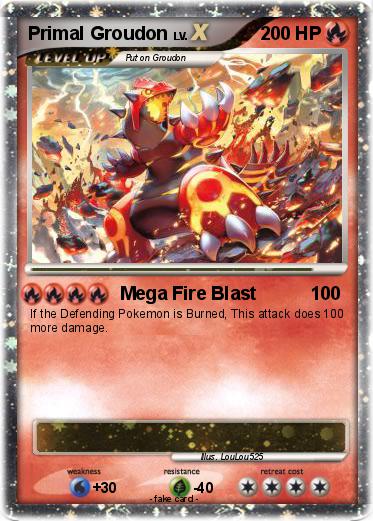 Pokemon Primal Groudon