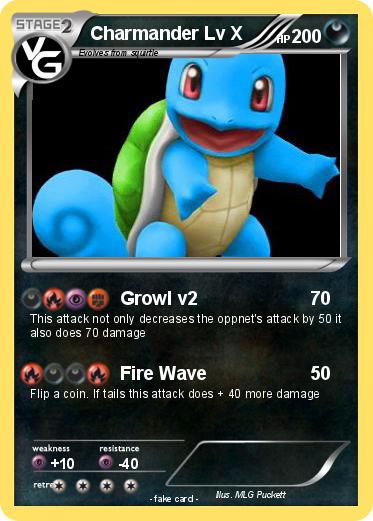 Pokemon Charmander Lv X