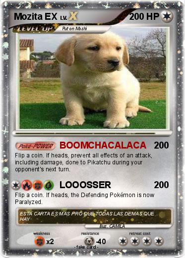Pokemon Mozita EX