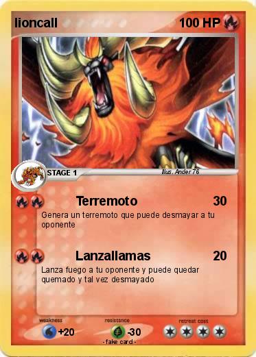 Pokemon lioncall