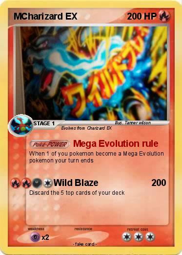 Pokemon MCharizard EX