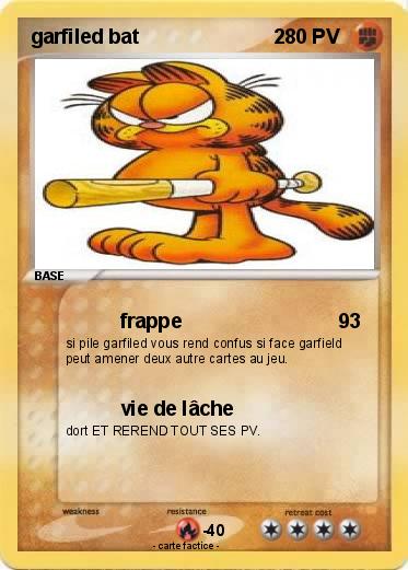 Pokemon garfiled bat                        2