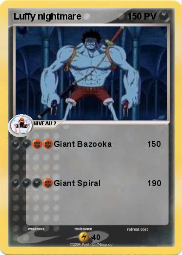 Pokemon Luffy nightmare