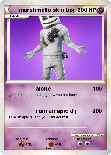 Pokemon marshmello skin boi