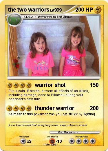 Pokemon the two warriors