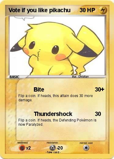 Pokemon Vote if you like pikachu