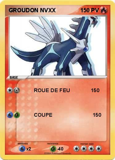 Pokemon GROUDON NVXX