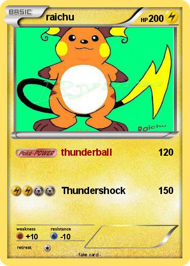 Pokemon raichu
