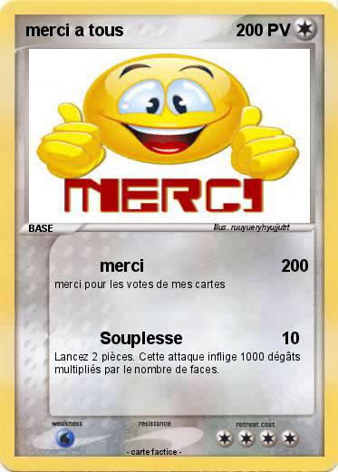 Pokemon merci a tous