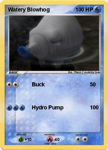 Pokemon Watery Blowhog