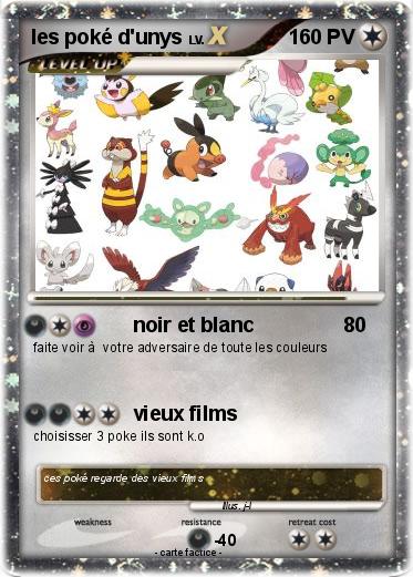 Pokemon les poké d'unys