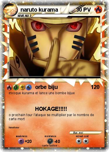 Pokemon naruto kurama