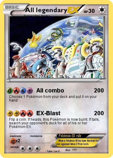 Pokemon All legendary