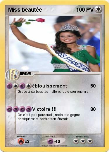 Pokemon Miss beautée