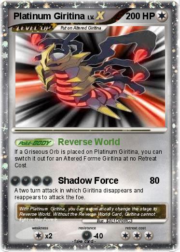 Pokemon Platinum Giritina