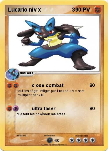 Pokemon Lucario niv x                     3 