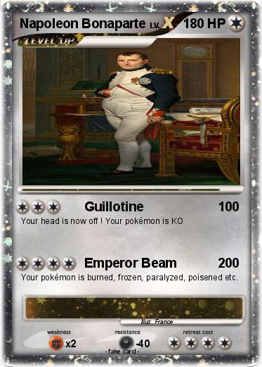 Pokemon Napoleon Bonaparte