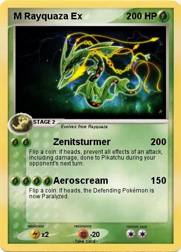 Pokemon M Rayquaza Ex